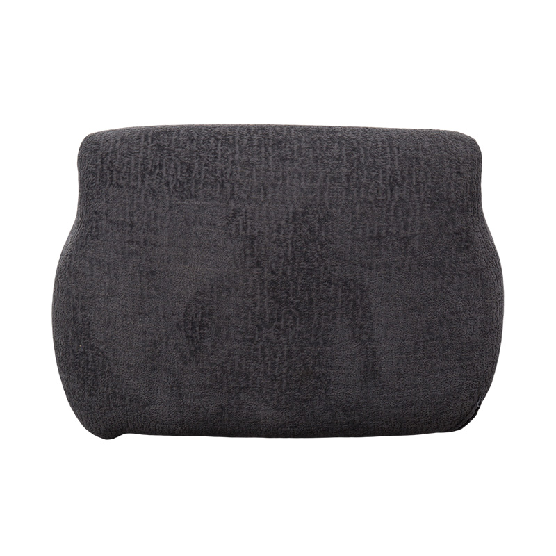 Divano singolo in stile abbraccio in schiuma intera con tessuto in ciniglia pesante e delicato motivo jacquard